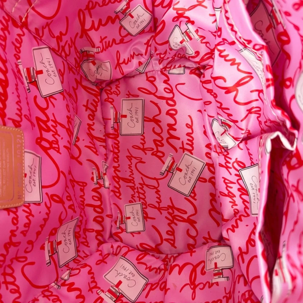 Coach Vintage Limited Edition Jasmine XL Straw Tote Bag | NWT